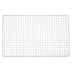 uxcell BBQ решетка квадратный 39cmx24cm нержавеющая сталь сталь Cross тросик барбекю сетка коврик .. копчение уголь огонь ... для 