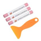 uxcell из дерева мебель li пара палочка мелки маркер (габарит) съемник мебель пол для розовый шпатель имеется 3 штук 