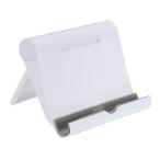 uxcell 携帯電話スタンド マルチアングル タブレットスタンド ユニバーサル 電話スタンド 互換性 タブレット 電子書籍リーダー ホワイト