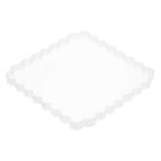 uxcell Large силикон tray mold 190mmx190mm не .. 4 угол resin Coaster resin mold эпоксидная смола литье дом. оборудование орнамент подарок 
