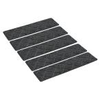 uxcell нескользящий лестница to красный 203mm x 760mm slip выдерживающий . салон Runner ковровое покрытие коврик закрытый из дерева лестница для темно-серый 15 шт 