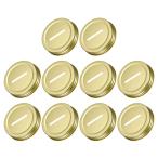 uxcell монета слот банк крышка meisonja- для 70 mm обычный . жестяная пластина plate колпак вставка консервы бутылка покрытие для Gold цветный 1