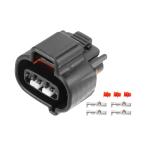 xAUTOHAUx датчик скорости коннектор адаптор штекер зажим комплект для замены 3 булавка Toyota . соответствует 1 комплект 