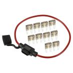 A ABSOPRO плавкий предохранитель держатель 7.5A Mini лезвие стиль плавкий предохранитель 16 AWG плавкий предохранитель держатель водонепроницаемый 16 мера плавкий предохранитель держатель лезвие s