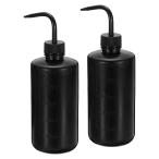 PATIKIL 2 шт 16ozlabo squishy бутылка 500ml пластик безопасность мойка бутылка ta палец на ноге бутылка вода tool. мойка для чёрный 