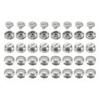 uxcell 32�Z�b�g�t���b�g�w�b�h�X�^�b�h�X �p �C�N10mm�����p�[�X�t�B�[�g�n���h�o�b�O�l�C���w�b�h�X�^�b�h�t���b�g�o�b�N���{�^���L���b�v���x