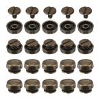 uxcell 20�Z�b�g�t���b�g�w�b�h�X�^�b�h�X �p�C �N10mm�������z�t�B�[�g�n���h�o�b�O�l�C���w�b�h�X�^�b�h�t���b�g�o�b�N���{�^���L���b�v���x�b