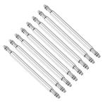 uxcell 8個入り 1.5×20mm 時計用スプリングバーピン ステンレス製 金属チェーン・革ベルト用 修理工具 シルバー