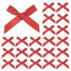 M METERXITY 100 упаковка Mini craft лента bow 1x1.6" в клетку ткань атлас лента bow btik craft DIY/ сладости 