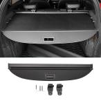 Motoforti 日産に対応キックス2018-2024用の車のトランク用引き出し式カーゴカバー リアトランクパーセルシェルフ荷物セキュリティシールド