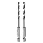 uxcell для деревообработки дрель bit 2 шт 4mm общая длина 95mm шестиугольник ось дрель электрический дрель bit подшипник сталь .. инструмент деревообработка полимер. сверление для 
