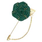 M METERXITY rose брошь булавка Cross rose цветок with золотой цвет leaf брошь rose цветок laperu булавка for men свадьба аксессуары 