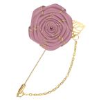M METERXITY rose брошь булавка Cross rose цветок with золотой цвет leaf брошь rose цветок laperu булавка for men свадьба аксессуары 