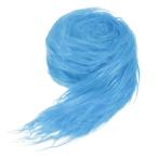 M METERXITY pre cut осуществлен искусственный мех ткань полоса DIY craft для 59x2" Рождество для [ Sky голубой ]