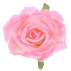 M METERXITY rose волосы зажим,4.33". цветок. шпилька ткань цветок брошь, party / женский аксессуары для волос, волосы цветок he