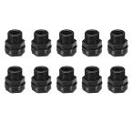 PATIKIL PVC bulkhead do фитинг N PT1/2"fi- mail x GHT 3/4" mail 10 упаковка двойной s красный bulkhead 