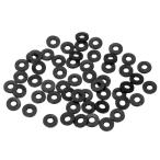 M METERXITY 60 упаковка чёрный Raver шайба ассортимент комплект 4mm ID 9mm OD 1.2mm толщина Raver Flat шайба винт / для бытового использования 