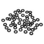 M METERXITY 60 штук входит чёрный Raver шайба ассортимент комплект 5mm ID 11mm OD 1.6mm толщина Raver Flat шайба винт / семья 