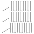 M METERXITY 40個パックのソケットヘッドキャップボルトM6x100mm 1mmピッチボタンヘッドソケットボルト304ステンレススチールヘッ