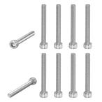 M METERXITY 10 шт упаковка. гнездо head колпак болт M5x40mm 0.8mm pitch кнопка head гнездо болт 304 нержавеющая сталь he