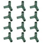 M METERXITY 12 шт 16mm теплица рама Building коннектор виноград полки / тент маленький магазин / садоводство растения крепление, опора ks для 3 person направление прямой угол труба фитинг 