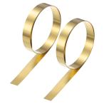 M METERXITY 2 упаковка латунь сиденье roll 39"x 0.4"x 0.004"(LxWxT) металл . plate аппаратное обеспечение латунь plate craft /