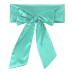PATIKIL サッシュベルト 全長250cm リボン 卒業式 誕生日デコレーション DIYアクセサリー ホームカミング 飾り 1本 レイクブルー