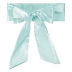 PATIKIL サッシュベルト 全長250cm リボン 卒業式 誕生日デコレーション DIYアクセサリー ホームカミング 飾り 1本 ライトブルー
