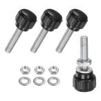 M METERXITY 4 шт. комплект. винт имеется зажим ручка M5x20mm женский s красный. винт имеется Sam винт W гайка & шайба карбоновый сталь производства ручка Gris 