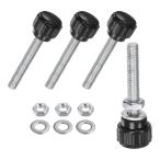 M METERXITY 4 шт. комплект. винт имеется зажим ручка M5x30mm женский s красный. винт имеется Sam винт W гайка & шайба карбоновый сталь производства ручка Gris 