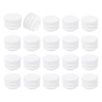 uxcell 20個の丸いプラスチックプラグ チュービングエンドキャッププラグ 18mm（0.71