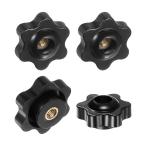 M METERXITY 4 упаковка 6 Star ручка M4 женщина s красный 25mm шестиугольник head s Roo отверстие Clan булавка g рукоятка руль механизм / электронный / для деревообработки латунь .