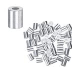 M METERXITY 100 штук входит алюминиевый k Lynn булавка группа рукав 1.5mm 1/16" раунд barrel тросик трос рукав кабель feru