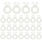 PATIKIL бриллиантовое кольцо вино метки на стаканы 25 шт бумага кольцо напиток бирка шампанское именная бирка свадьба день рождения party ресторан для бежевый 