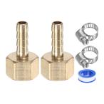 M METERXITY 2 штук входит латунь шланг балка b фитинг 6mm x G1/4 female адаптор шланг коннектор нержавеющая сталь шланг k