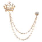 PATIKIL Crown висячий цепь брошь булавка стразы костюм булавка мода crystal laperu булавка z женский мужской одежда оборудование платье букет ko