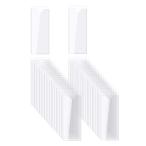 uxcell сам склеивание карта карман 3.3"x1.1" прозрачный собственный клей poke путешествие держатель пластик карта рукав верх o