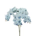 PATIKIL искусственный цветок часть магазин интерьер . бабочка орхидея букет 105cm 3 шт. входит . закрытый ваза Home брак день память день украшение серый голубой 