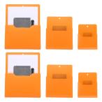 PATIKIL 磁気ファイルホルダー、6個の