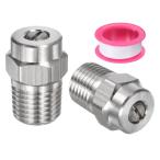 M METERXITY поверхность мойка chip 2 шт упаковка - 40 раз 1/4" NPT мужской мойка высокого давления форсунка очиститель форсунка для замены нержавеющая сталь 