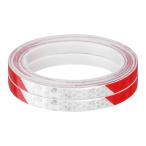 uxcell 2���[���̔��˃e�[�v0.4�C���`x26ft�S�����i�C�g�Z�[�t�e�B�x���e�[�v���O���]�ԔS�����t���N�^�[�X�e�b�J�[�ԗ��g���[���[�g���b �N�o