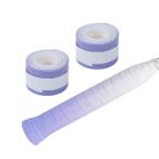 CAPASTEC лента для рукояток теннис бадминтон 2 шт. комплект лента для рукояток .. ощущение хороший удочка велосипед фиолетовый ( градация )/ склейка лента : белый 