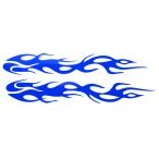 ショッピングスマートホームデバイス Motoforti リフレクティブバンパーデカール ブルー スクエア フレーム バー リフレクティブ カーステッカー パーソナライズドまたはドア