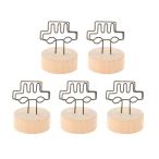 CAPASTEC память зажим память держатель память подставка симпатичный из дерева фоторамка карта визитная карточка бумага для писем офис стол сверху сопутствующие товары канцелярские товары для 5 шт. комплект машина 