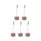 CAPASTEC память зажим память держатель память подставка из дерева карта установить фоторамка офис стол сверху сопутствующие товары канцелярские товары для 5 шт. комплект светло-коричневый цвет 