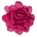 PATIKIL шелк атлас цветок брошь булавка 4.7" большой колесо pio колено цветок laperu булавка женский свадьба party день рождения Dance rose красный 