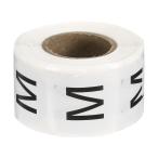 PATIKIL レターM在庫ラベル 500個1イン�