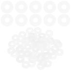 M METERXITY 60 упаковка M6 нейлон плоская шайба 6mm ID 16mm OD 1mm толщина круглый пластик самолет шайба фиксация . изоляция spec -