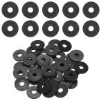 M METERXITY 40 упаковка M6 нейлон плоская шайба 6mm ID 20mm OD 2mm толщина круглый пластик самолет шайба фиксация . изоляция spec -