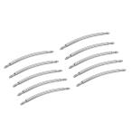 uxcell 10本 セット 腕時計 バンド ピン 23 mm 曲がった スプリング バー ピン 1.8mm 径 ステンレス 鋼 両フランジ エンド